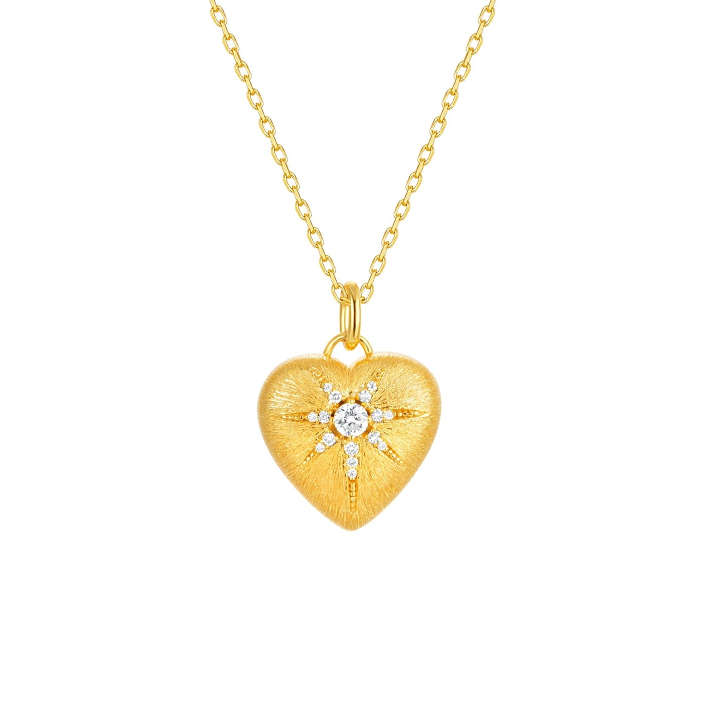 Sterling Silver Lab Grown Diamond Necklace for Women, 18 inch - Tennis Mindset