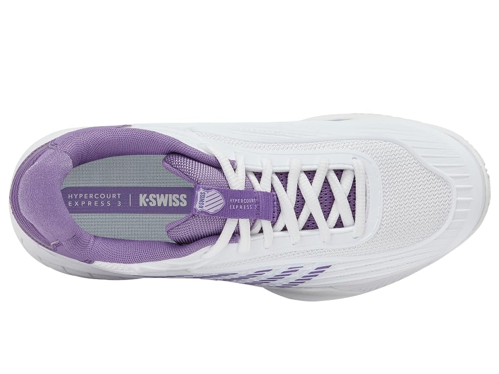 K-Swiss Women's Hypercourt Express 3 Clay Lightweight No Break-in Tennis Shoe