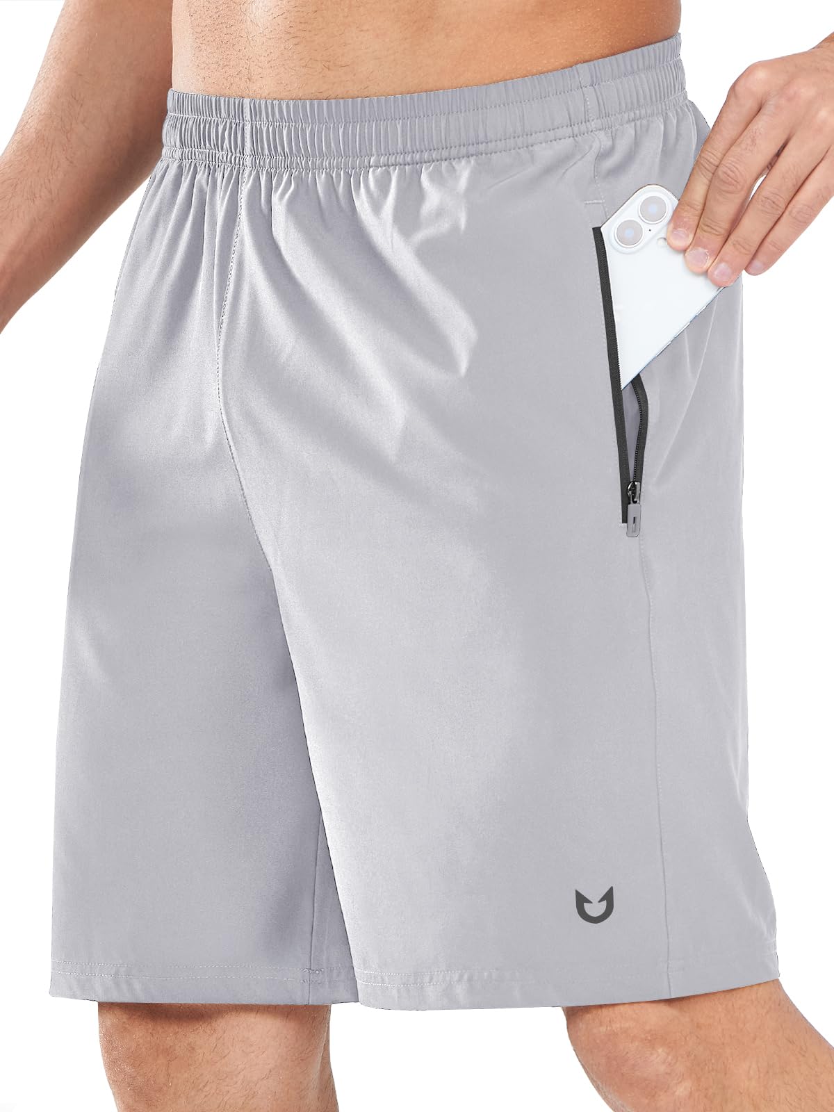 NORTHYARD Men's Athletic Running Shorts Quick Dry Lightweight Zip Pockets - Tennis Mindset