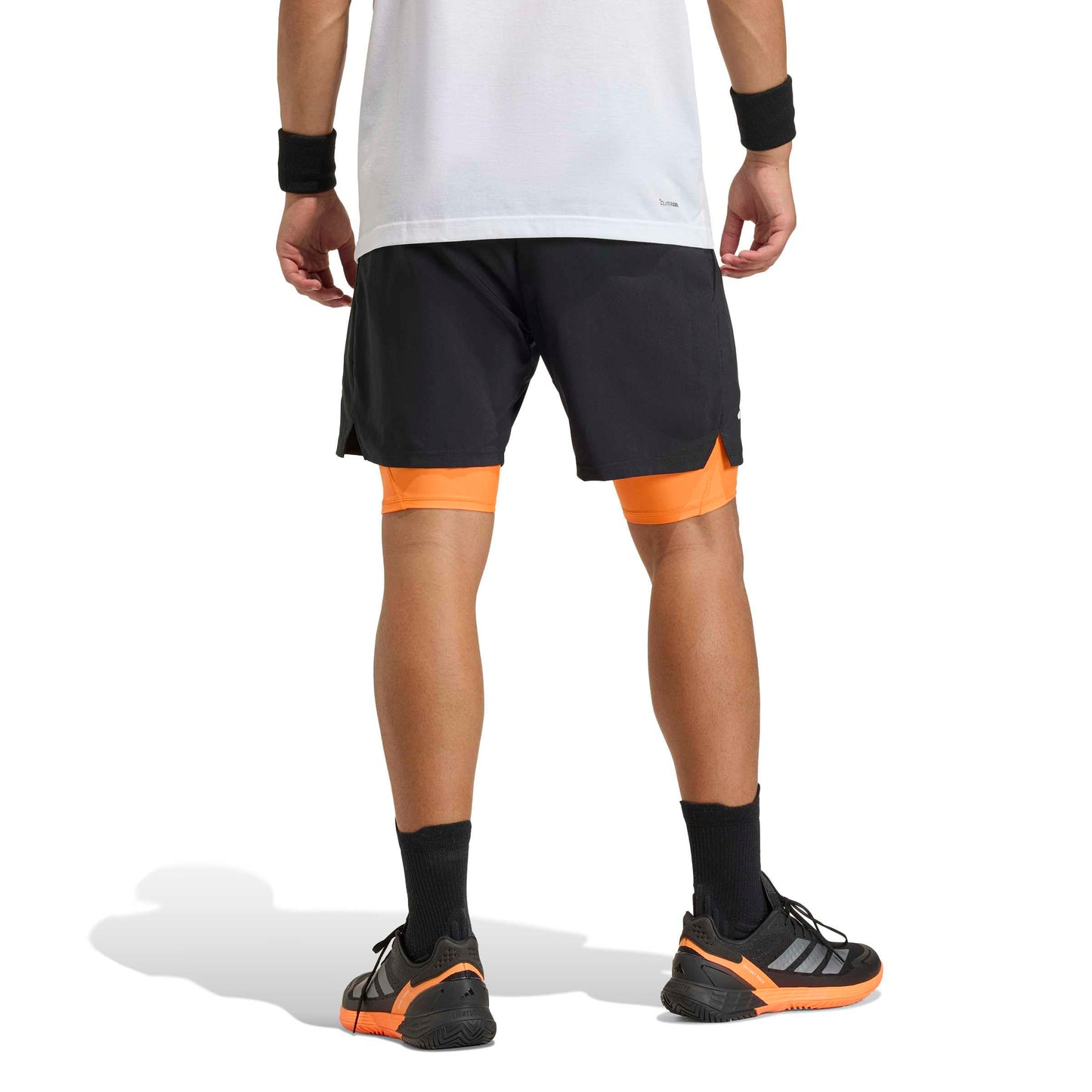 adidas Mens Club Climacool 2-In-1 Shorts Tennis Casual Bottoms Casual - White - Tennis Mindset