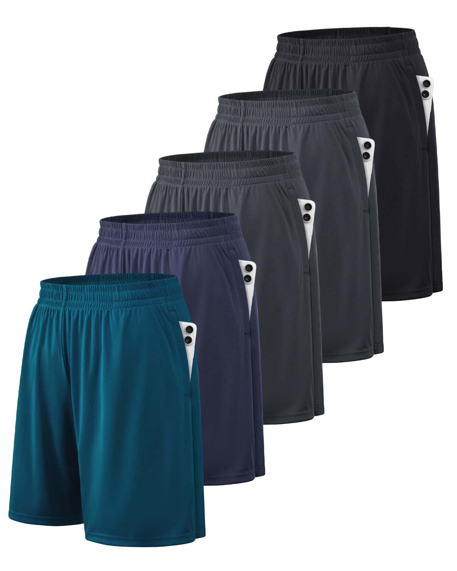 BALENNZ Mens Athletic Shorts with Pockets Quick Dry Workout Shorts Men - Tennis Mindset