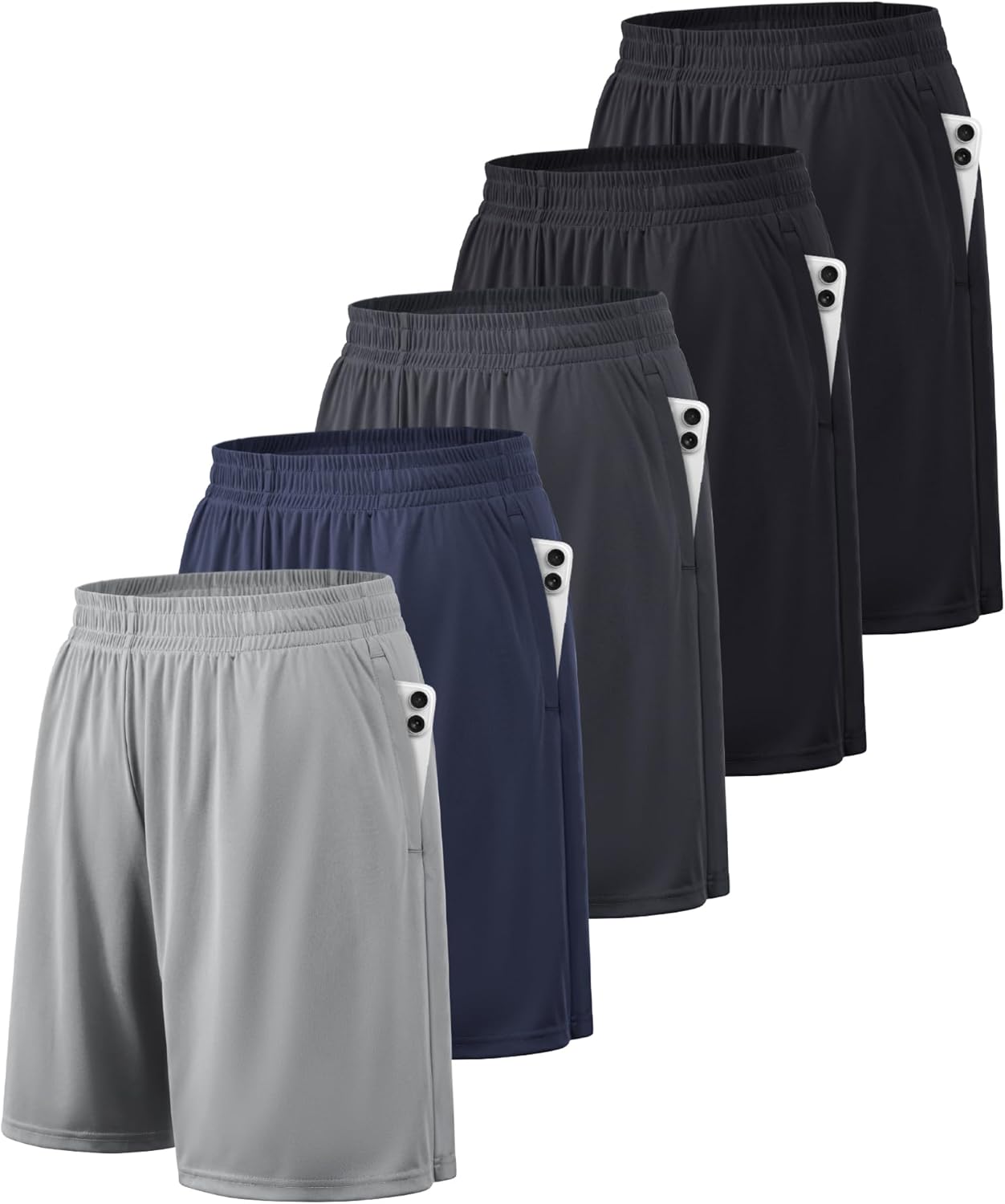 BALENNZ Mens Athletic Shorts with Pockets Quick Dry Workout Shorts Men - Tennis Mindset