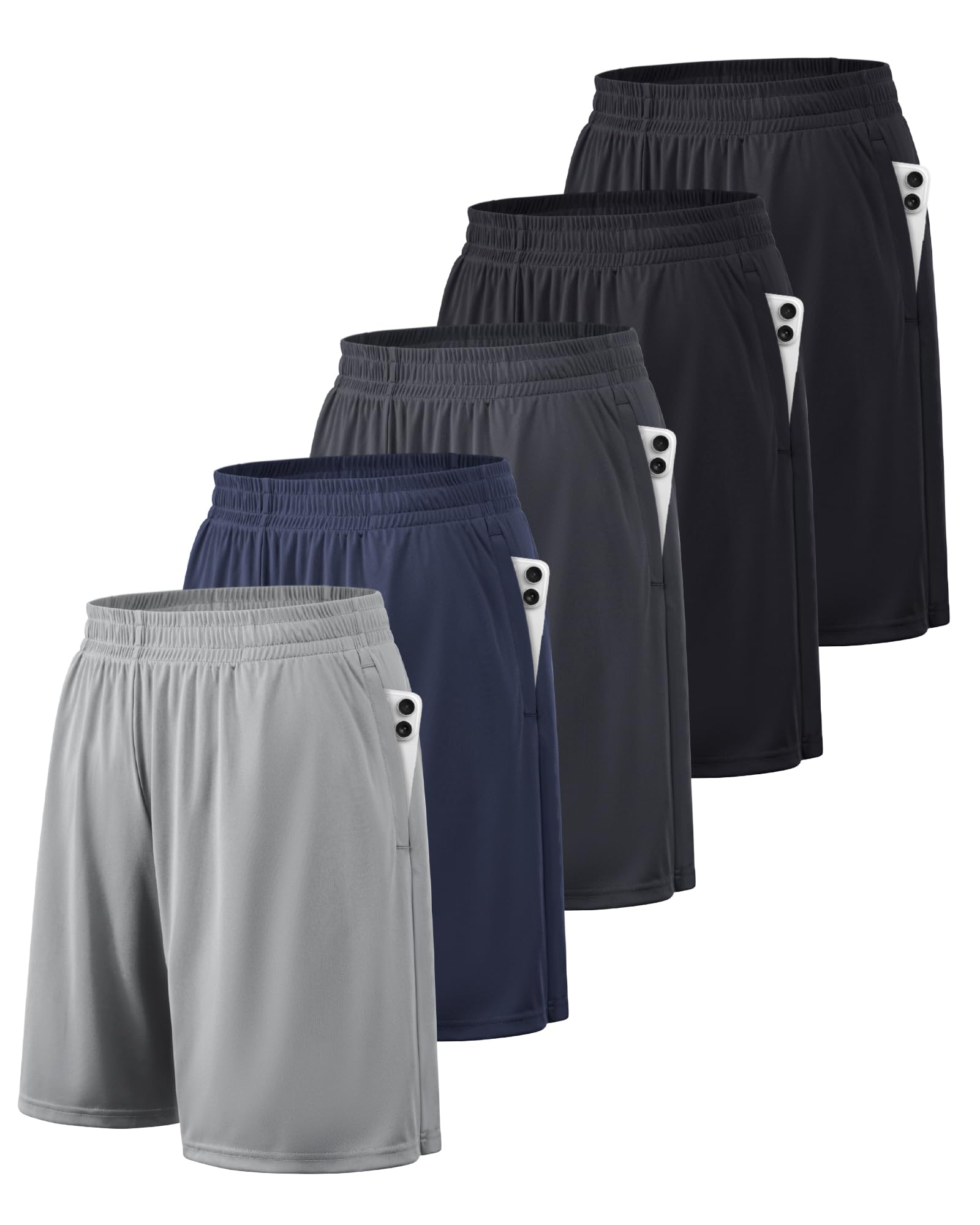 BALENNZ Mens Athletic Shorts with Pockets Quick Dry Workout Shorts Men - Tennis Mindset