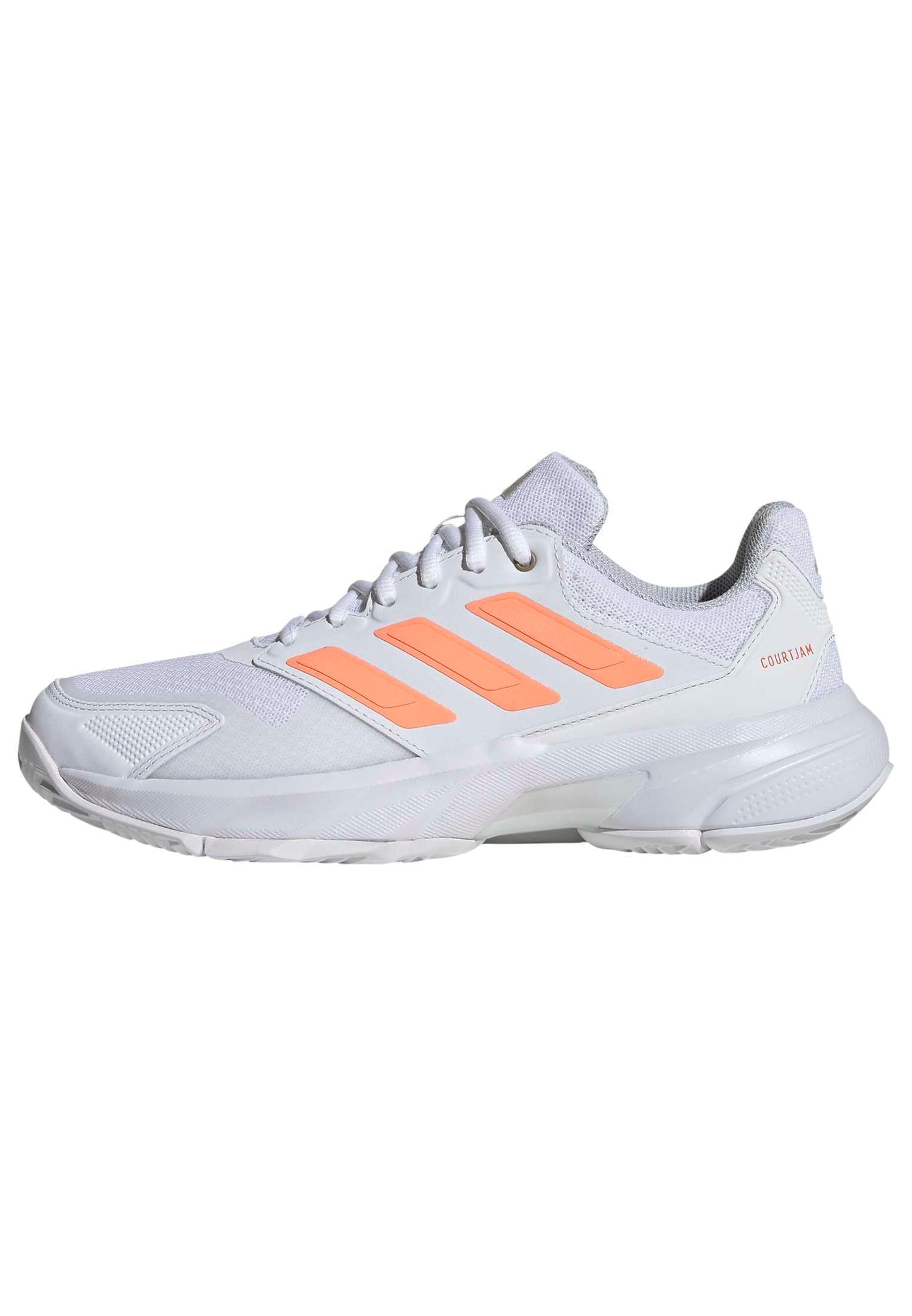 adidas Womens Courtjam Control 3 Tennis Sneakers Shoes - White