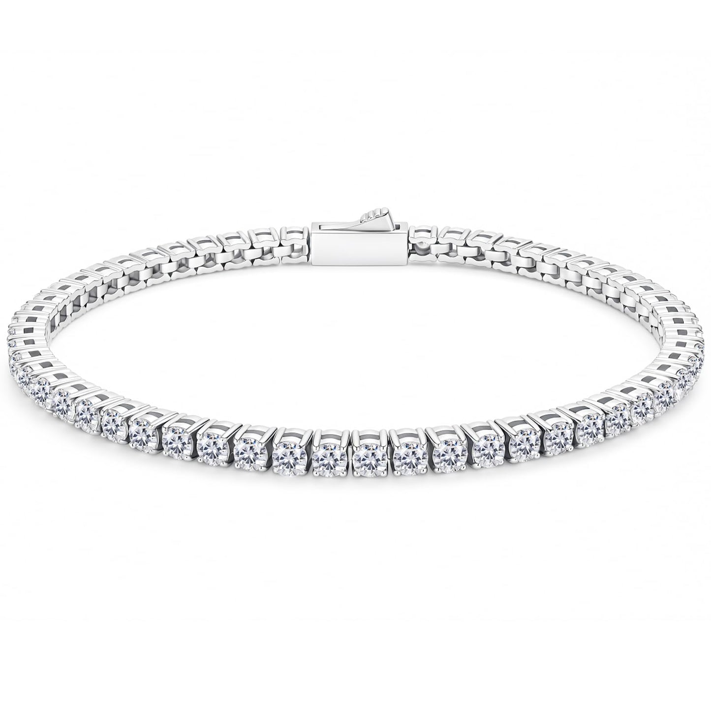 Waterproof Moissanite Tennis Bracelets for Women Hypoallergenic