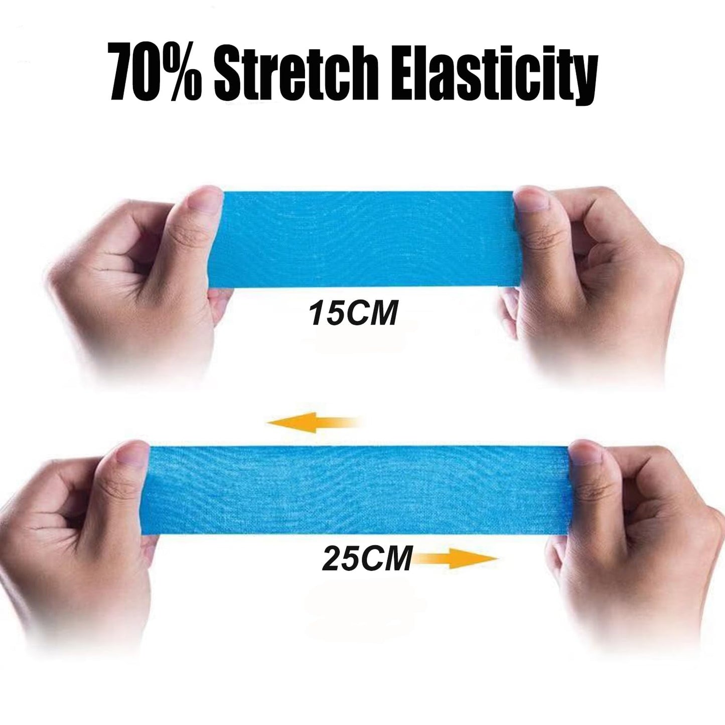 Kinesiology Tape Precut Strips Pro Athletic (3 Rolls,60 Strips) Original Cotton Waterproof Breathable Latex Free Tape for Muscle Pain Relief and Joint Support Elastic Sports Activities Tapes (Mix) - Tennis Mindset