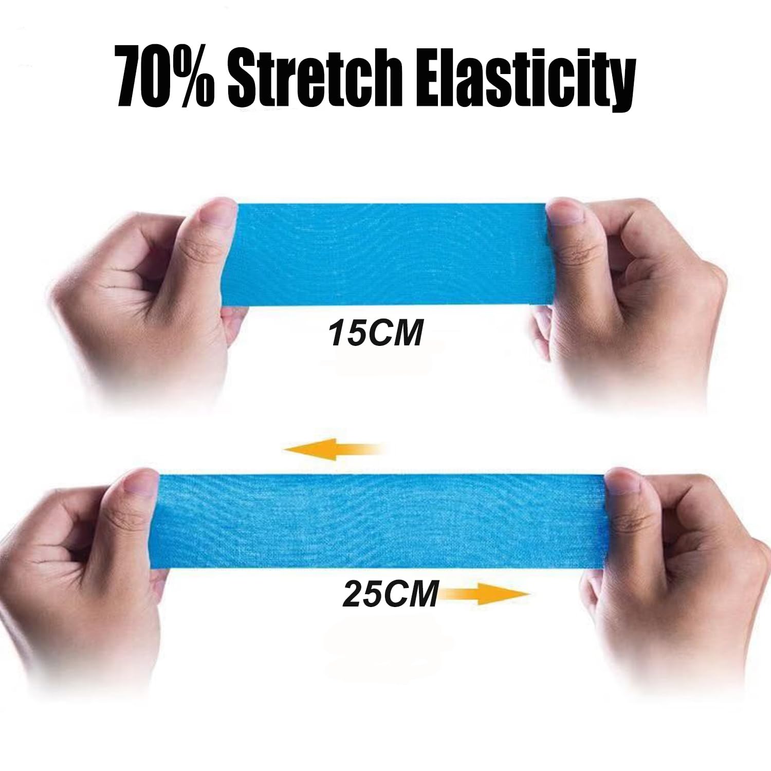 Kinesiology Tape Precut Strips Pro Athletic (3 Rolls,60 Strips) Original Cotton Waterproof Breathable Latex Free Tape for Muscle Pain Relief and Joint Support Elastic Sports Activities Tapes (Mix) - Tennis Mindset