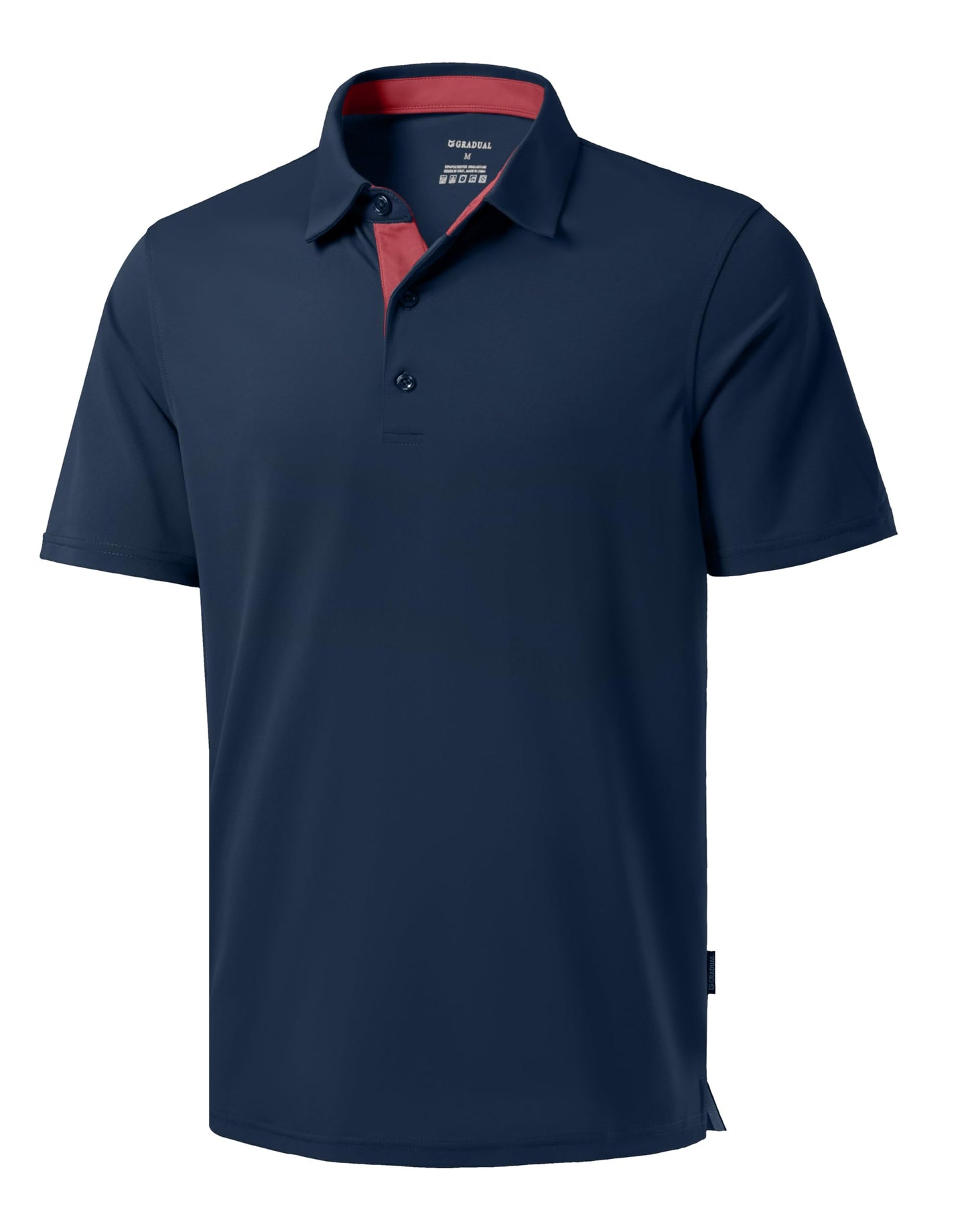 Men's Golf Polo Shirts Dry Fit Moisture Wicking Performance Short Sleeve - Tennis Mindset