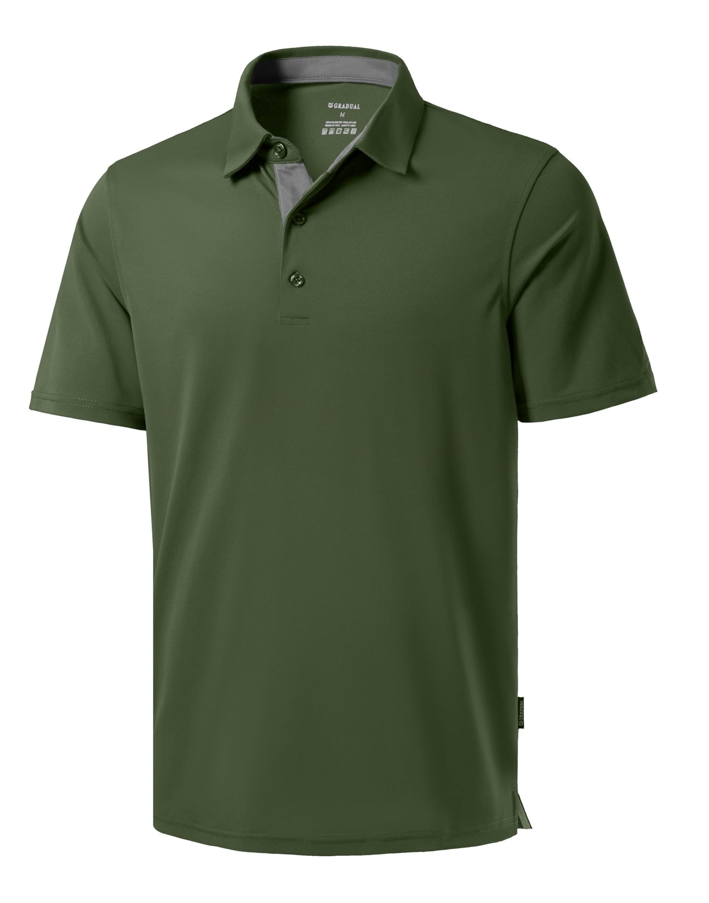 Men's Golf Polo Shirts Dry Fit Moisture Wicking Performance Short Sleeve - Tennis Mindset