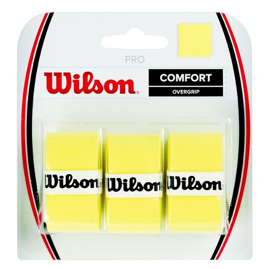 Wilson Pro Overgrip Tennis Racket Grips - Pack of 3