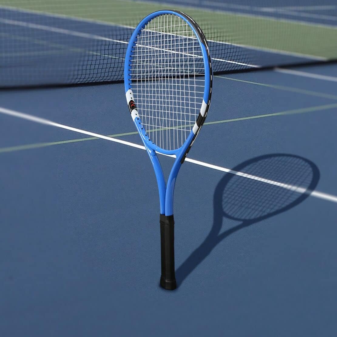 Tennis Rackets 2 Players Recreational for Beginners,Pre-Strung 27 Inch Light Adult Racquet Set for Women Men with Tennis Balls,Overgrips and Carry Bag - Tennis Mindset