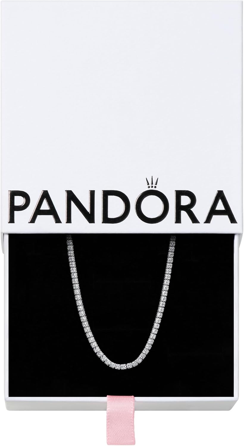 PANDORA Tennis Choker Necklace, 15.7" - Tennis Mindset