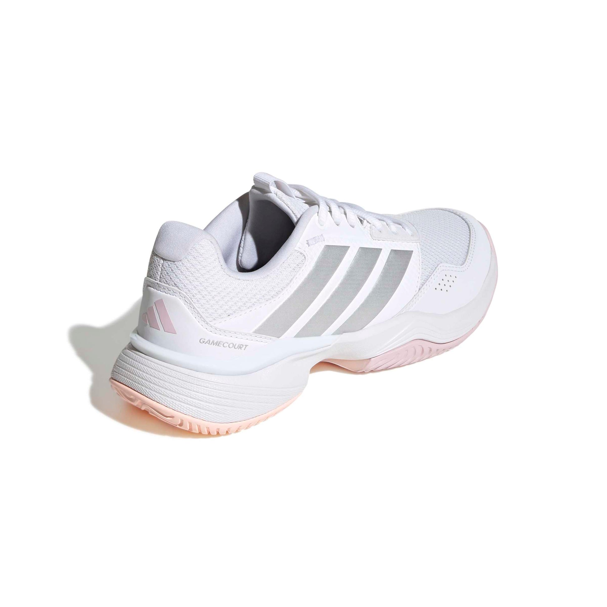 adidas Womens Gamecourt 3 All Court Sneakers Shoes - White - Tennis Mindset