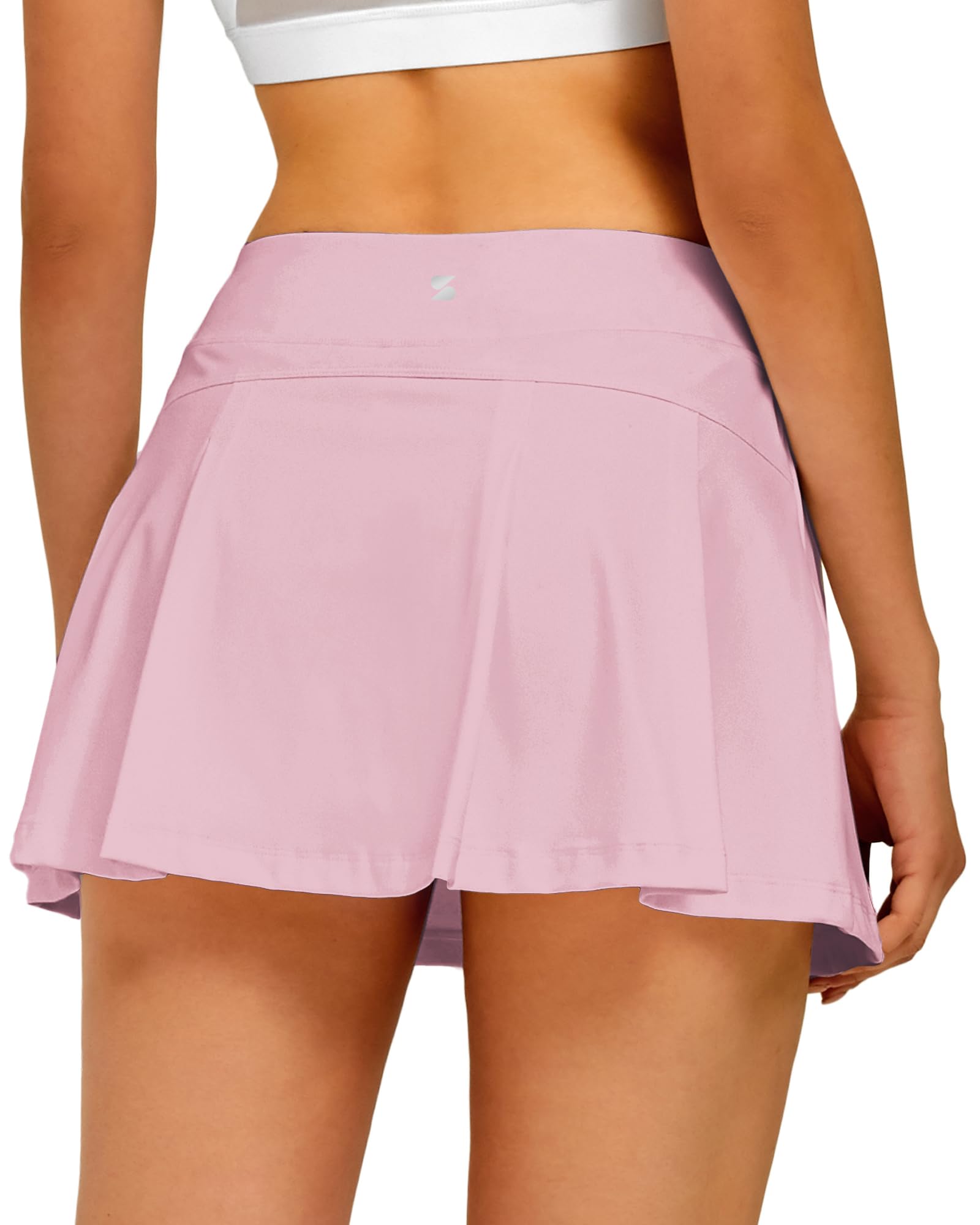 Stelle Women Tennis Skirt High Waisted Athletic Golf Skorts with Pockets - Tennis Mindset