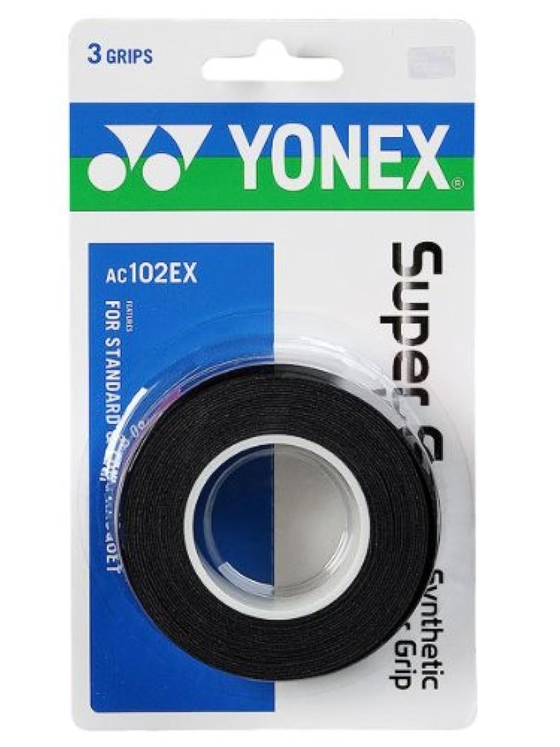 Yonex Overgrip Super GRAP 3 Pack - Tennis, Badminton, Squash - Choice of Colors