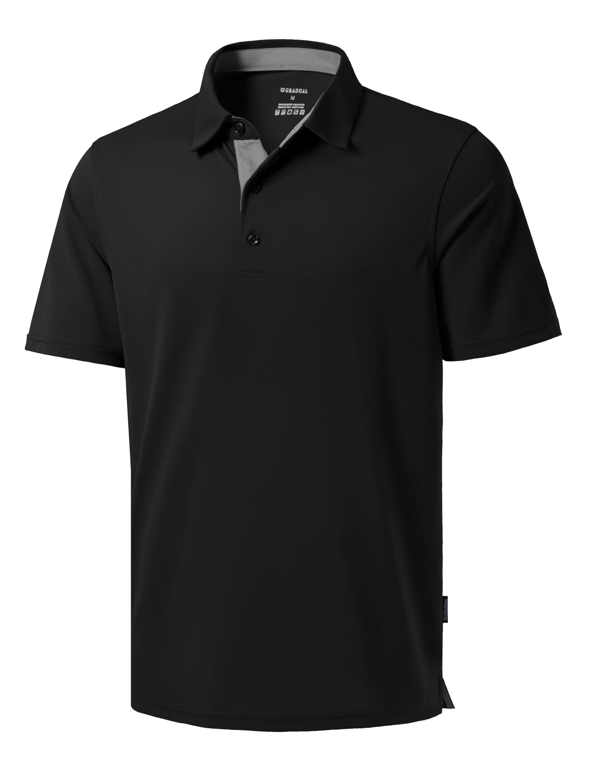 Men's Golf Polo Shirts Dry Fit Moisture Wicking Performance Short Sleeve - Tennis Mindset