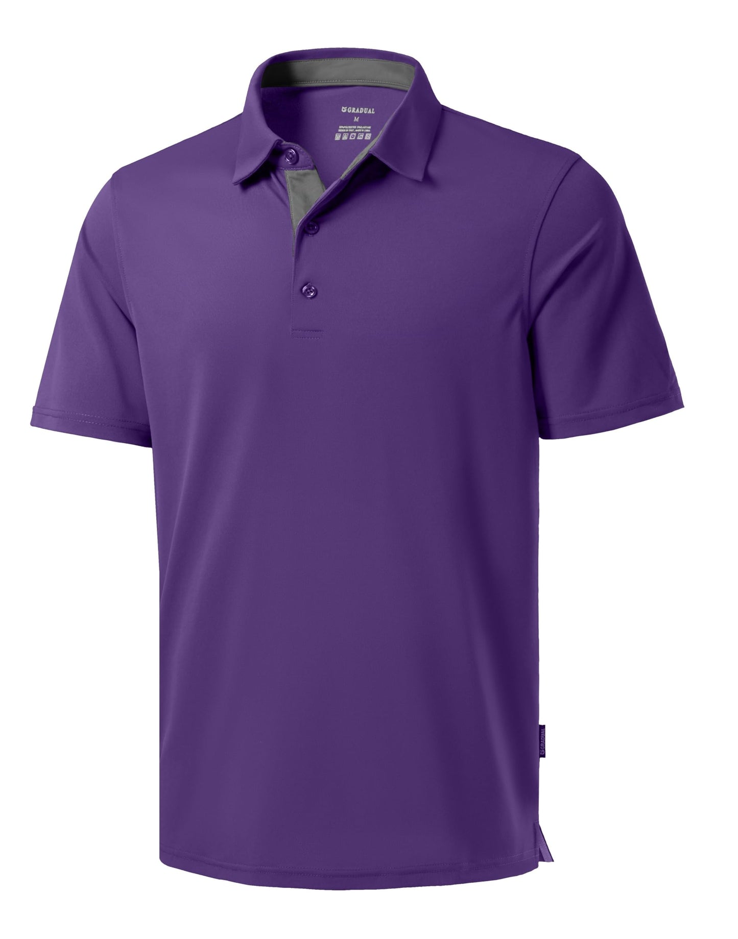 Men's Golf Polo Shirts Dry Fit Moisture Wicking Performance Short Sleeve - Tennis Mindset