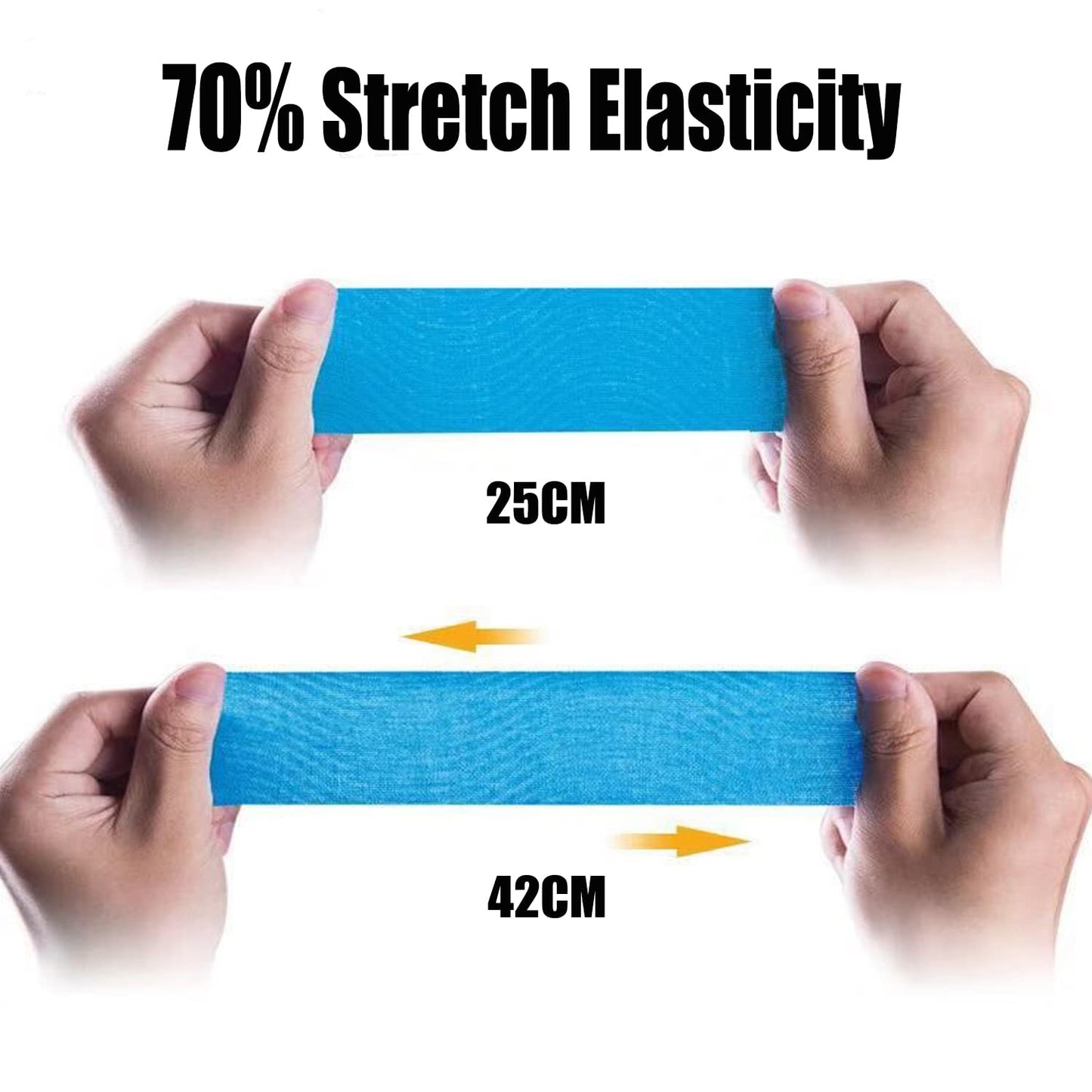Kinesiology Tape Precut Strips Pro Athletic (3 Rolls,60 Strips) Original Cotton Waterproof Breathable Latex Free Tape for Muscle Pain Relief and Joint Support Elastic Sports Activities Tapes (Mix) - Tennis Mindset