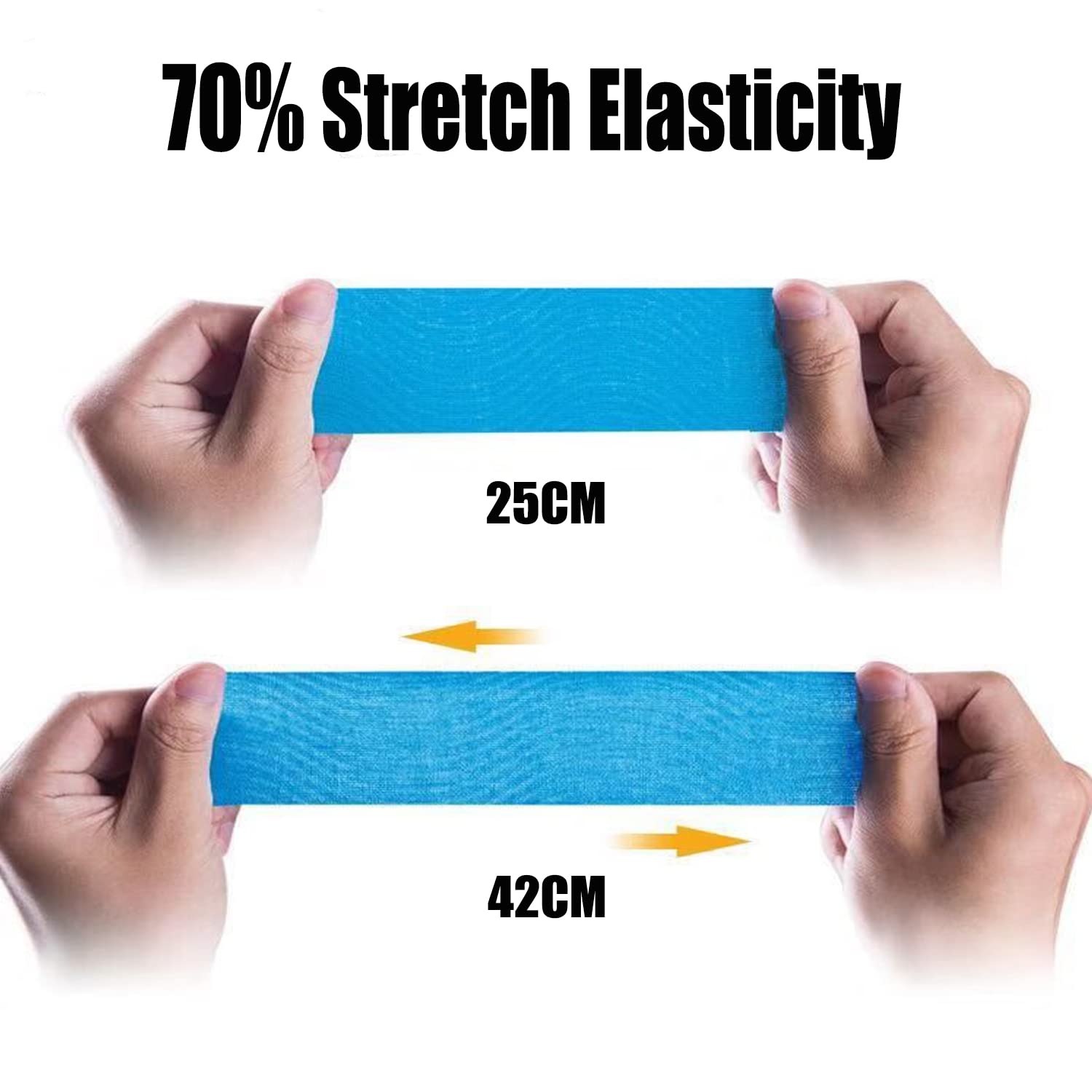 Kinesiology Tape Precut Strips Pro Athletic (3 Rolls,60 Strips) Original Cotton Waterproof Breathable Latex Free Tape for Muscle Pain Relief and Joint Support Elastic Sports Activities Tapes (Mix) - Tennis Mindset