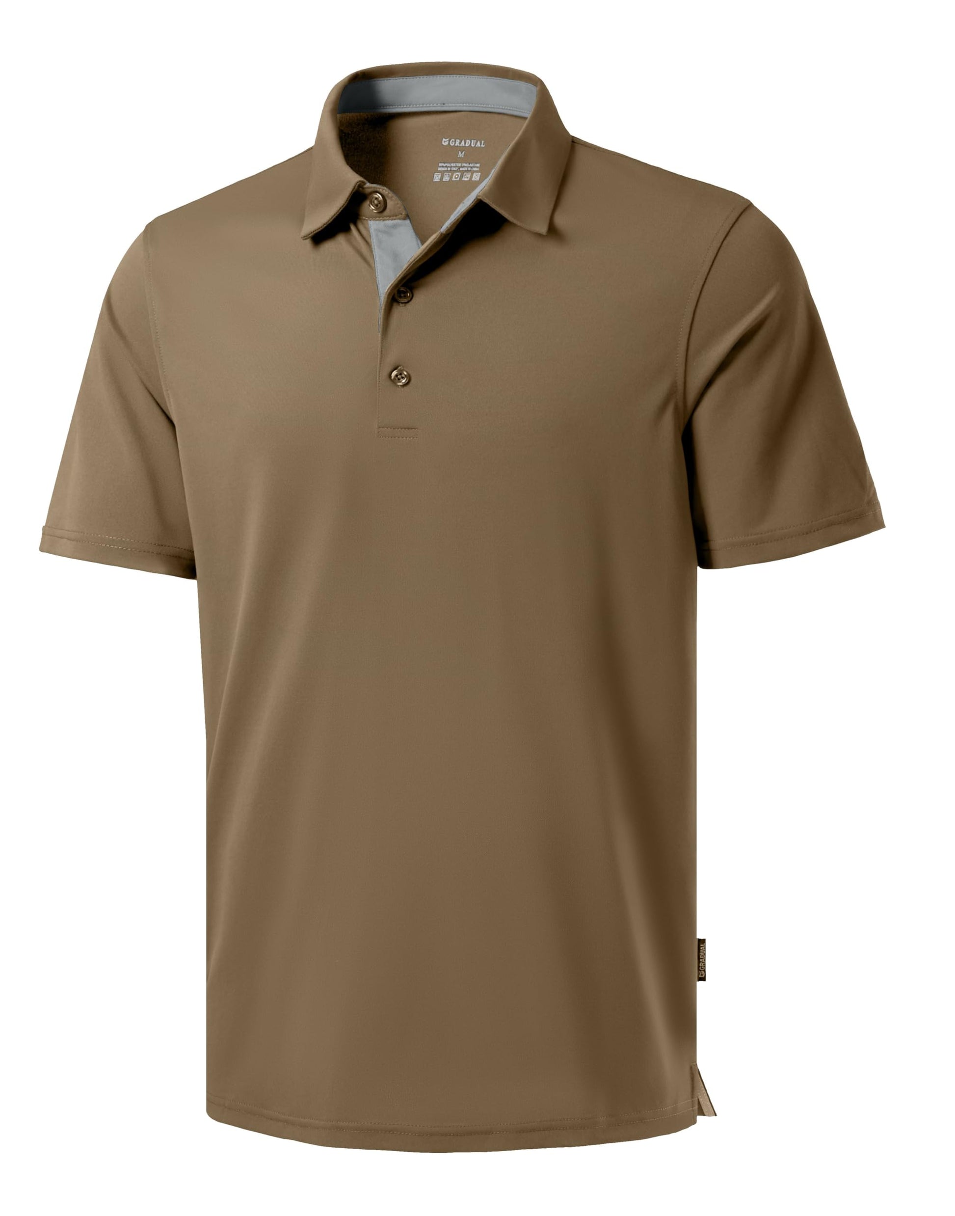 Men's Golf Polo Shirts Dry Fit Moisture Wicking Performance Short Sleeve - Tennis Mindset
