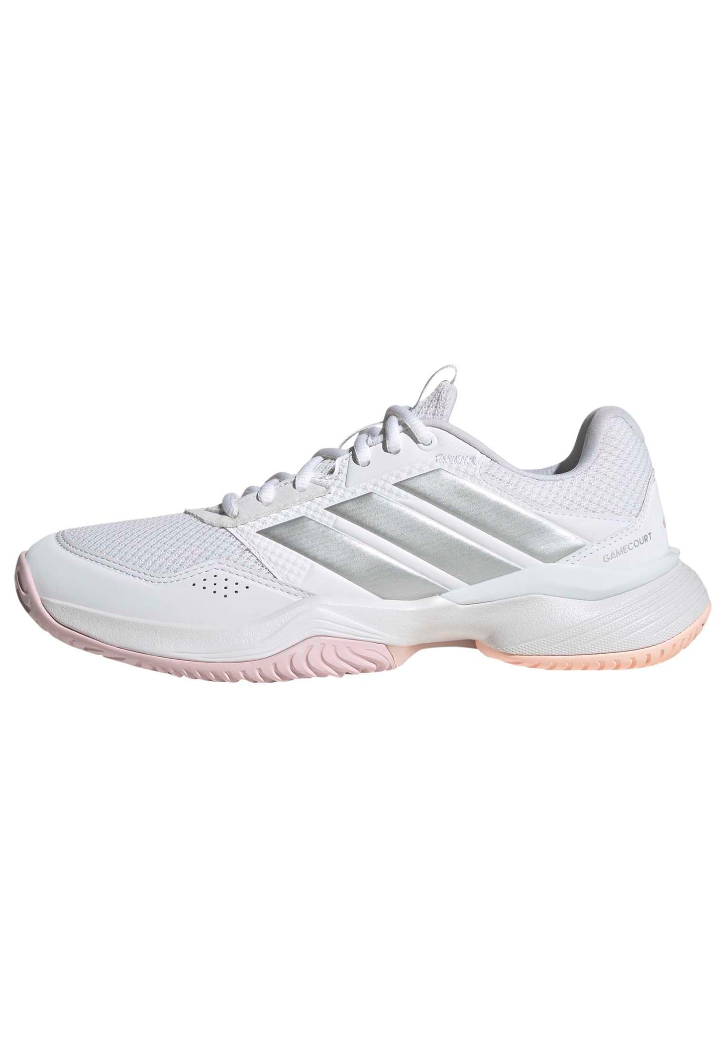 adidas Womens Gamecourt 3 All Court Sneakers Shoes - White - Tennis Mindset