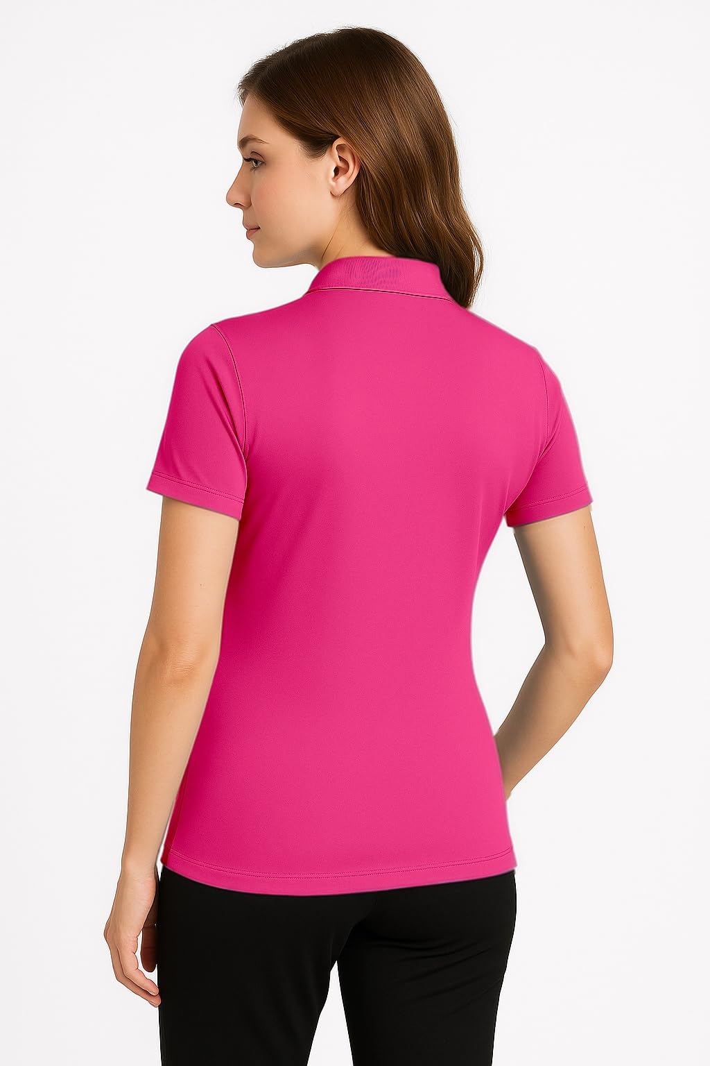 Opna Women's Dry-Fit Golf Polo Shirts 3-Button Golf Polo's in 20 Colors XS-3XL Shirt