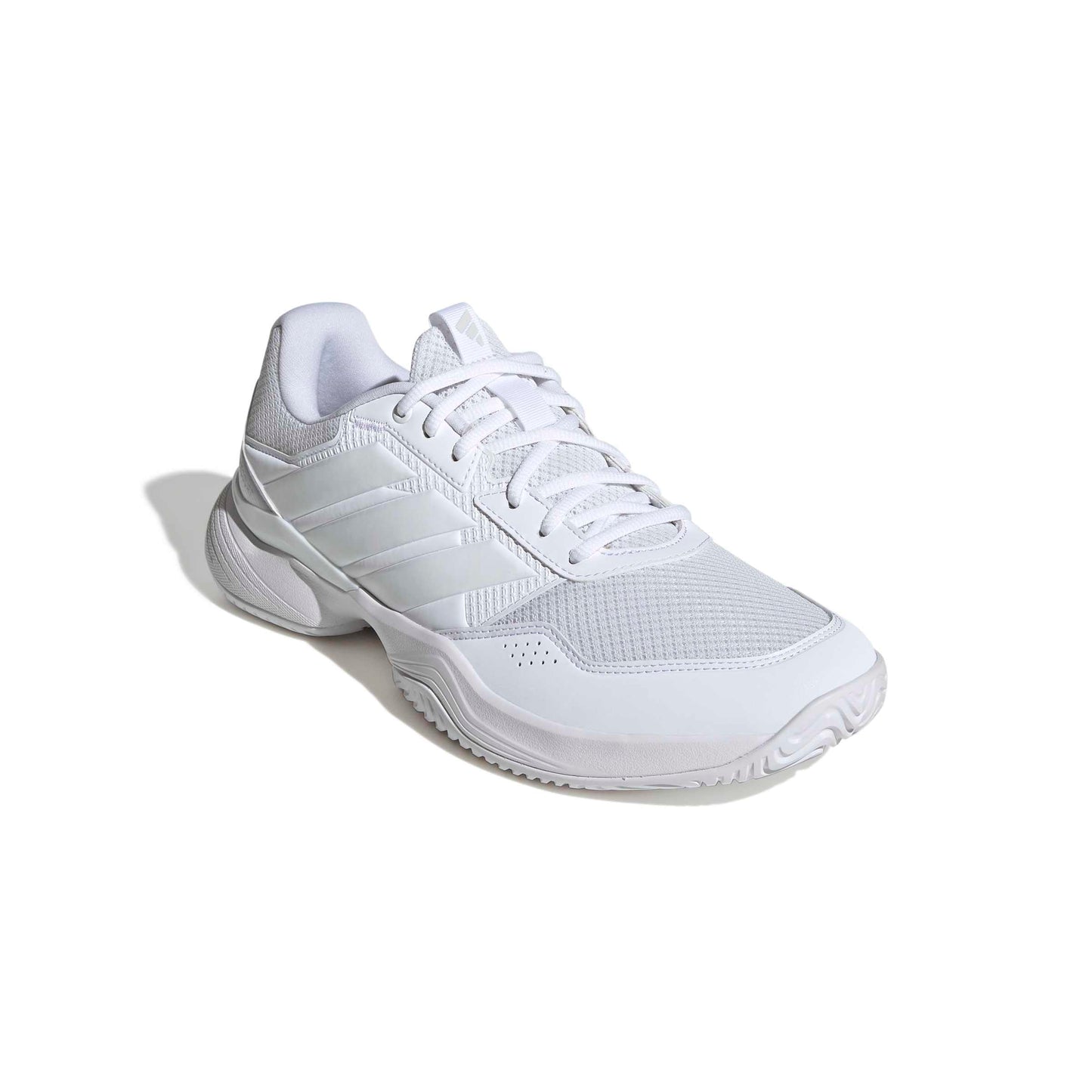 adidas Mens Gamecourt 3 All Court Sneakers Shoes - White