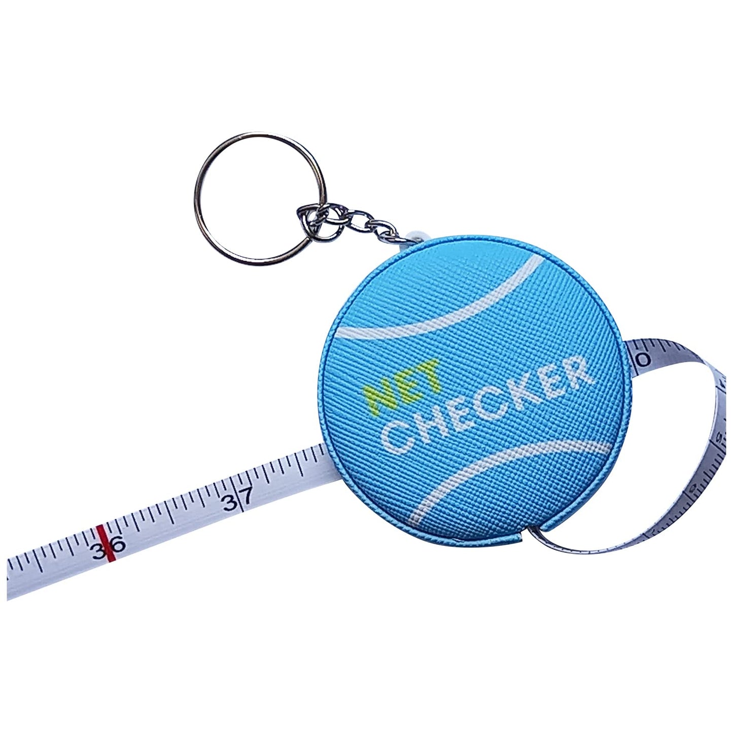 Scoring Right Net Checker Tennis Net Height Measuring Tape and Keyring - Tennis Mindset