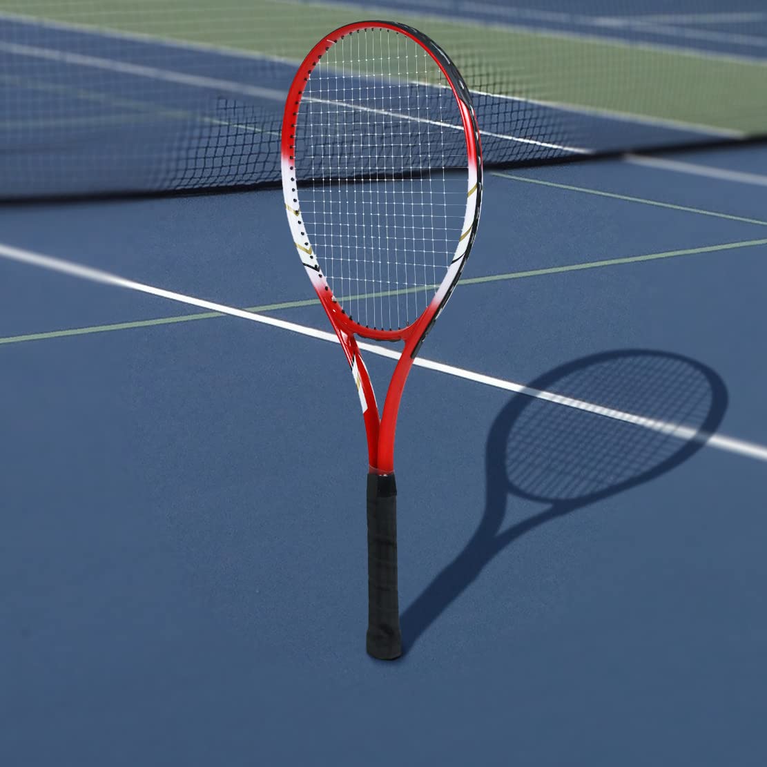 Tennis Rackets 2 Players Recreational for Beginners,Pre-Strung 27 Inch Light Adult Racquet Set for Women Men with Tennis Balls,Overgrips and Carry Bag - Tennis Mindset