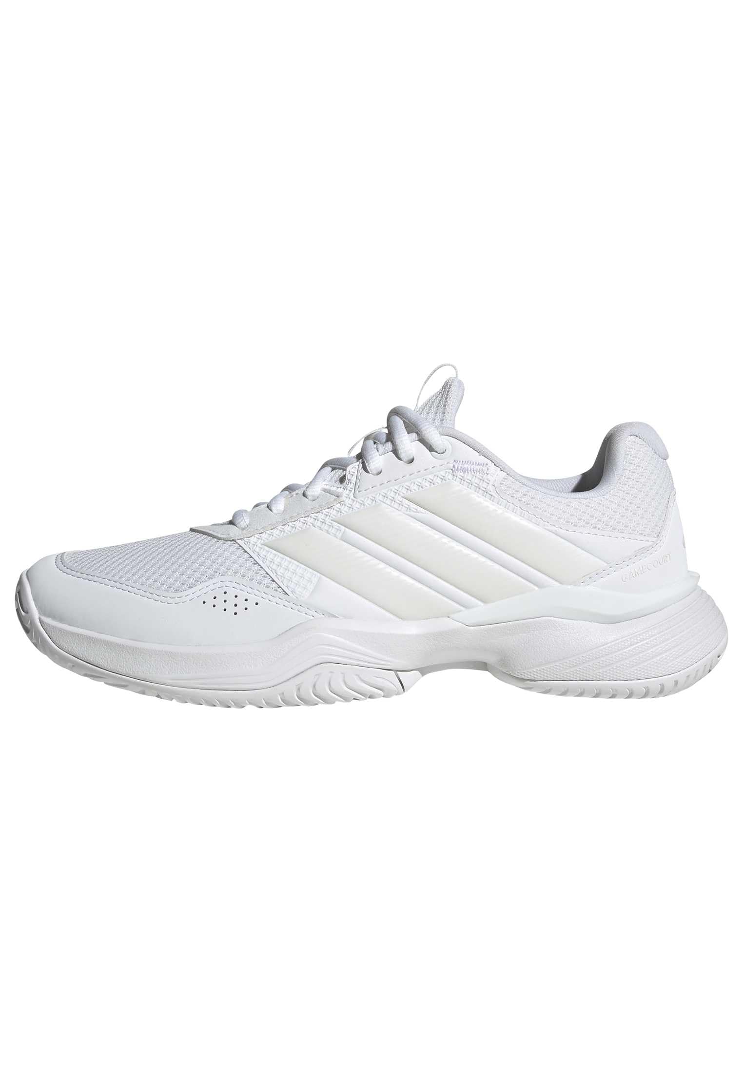 adidas Womens Gamecourt 3 All Court Sneakers Shoes - White - Tennis Mindset