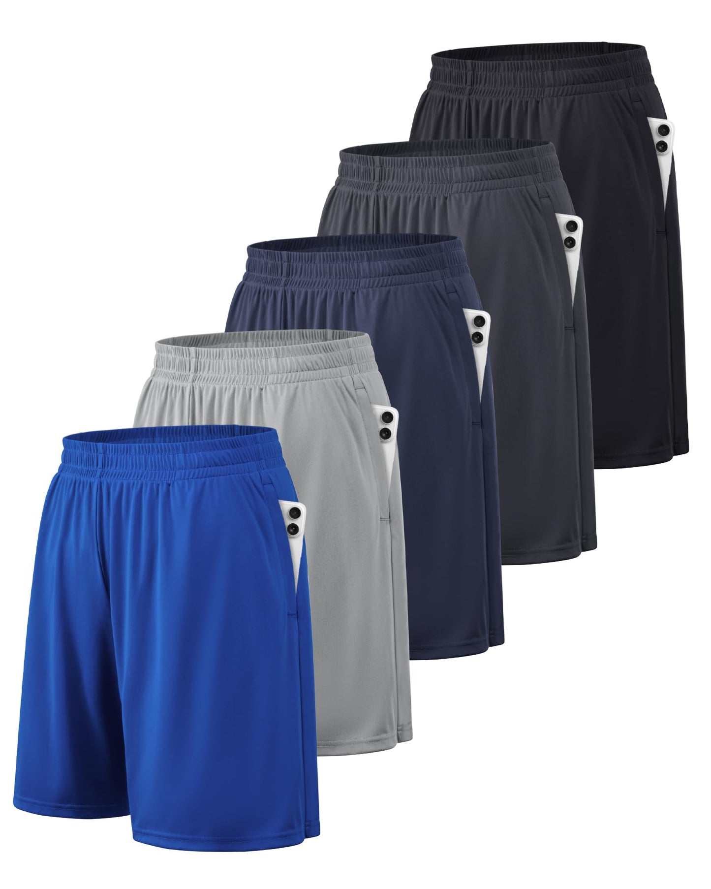 BALENNZ Mens Athletic Shorts with Pockets Quick Dry Workout Shorts Men - Tennis Mindset