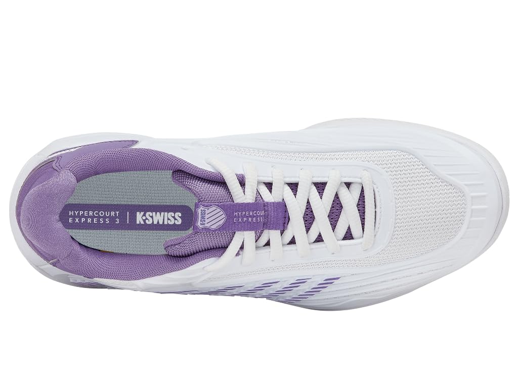K-Swiss Women's Hypercourt Express 3 Clay Lightweight No Break-in Tennis Shoe