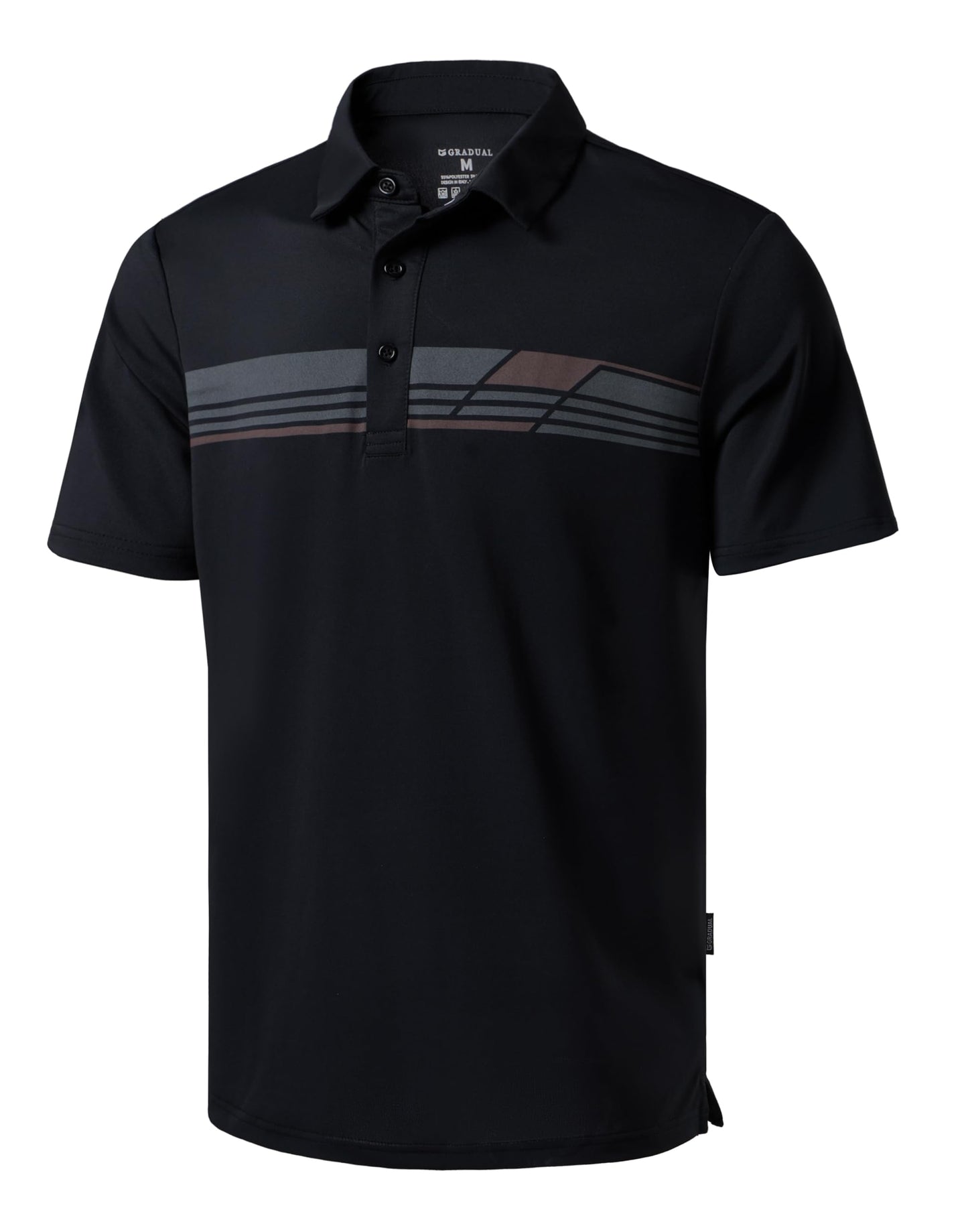 Men's Golf Polo Shirts Dry Fit Moisture Wicking Performance Short Sleeve - Tennis Mindset