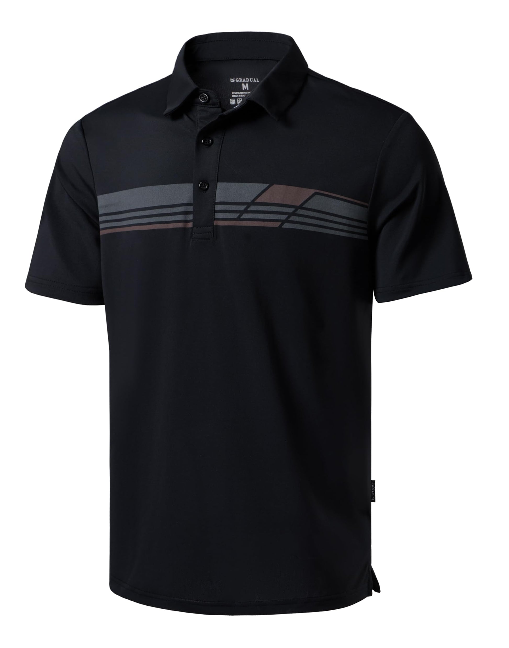 Men's Golf Polo Shirts Dry Fit Moisture Wicking Performance Short Sleeve - Tennis Mindset