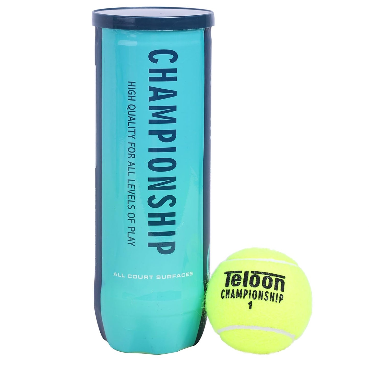 Teloon Championship Tennis Balls - Extra Duty - Regular Duty Felt Pressurized Tennis Balls