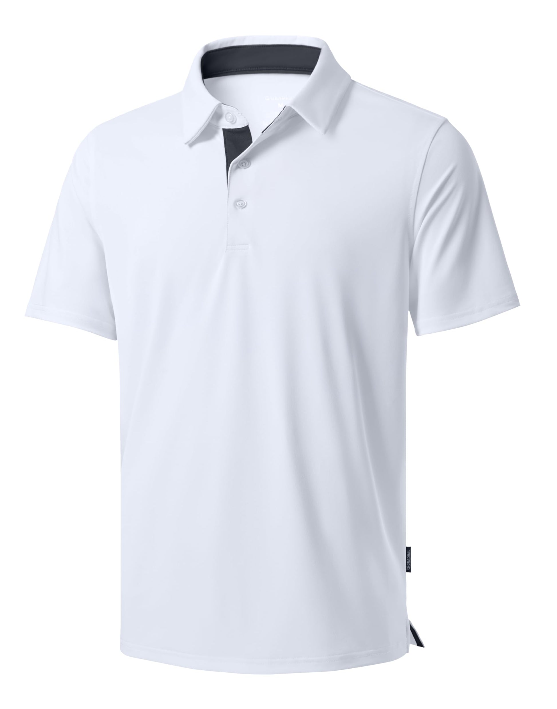 Men's Golf Polo Shirts Dry Fit Moisture Wicking Performance Short Sleeve - Tennis Mindset