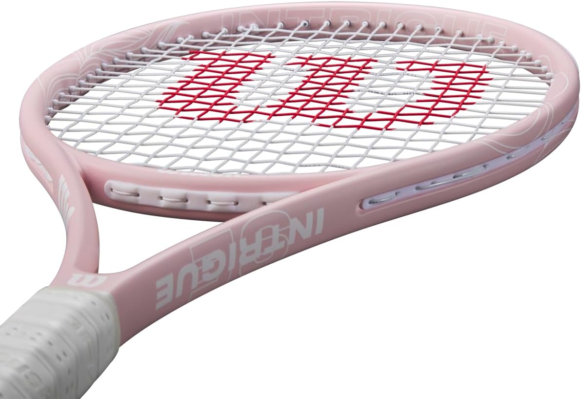 Wilson Intrigue SE 105 Adult Tennis Rackets - Strung with Sensation 16 Natural at Mid Range Tension