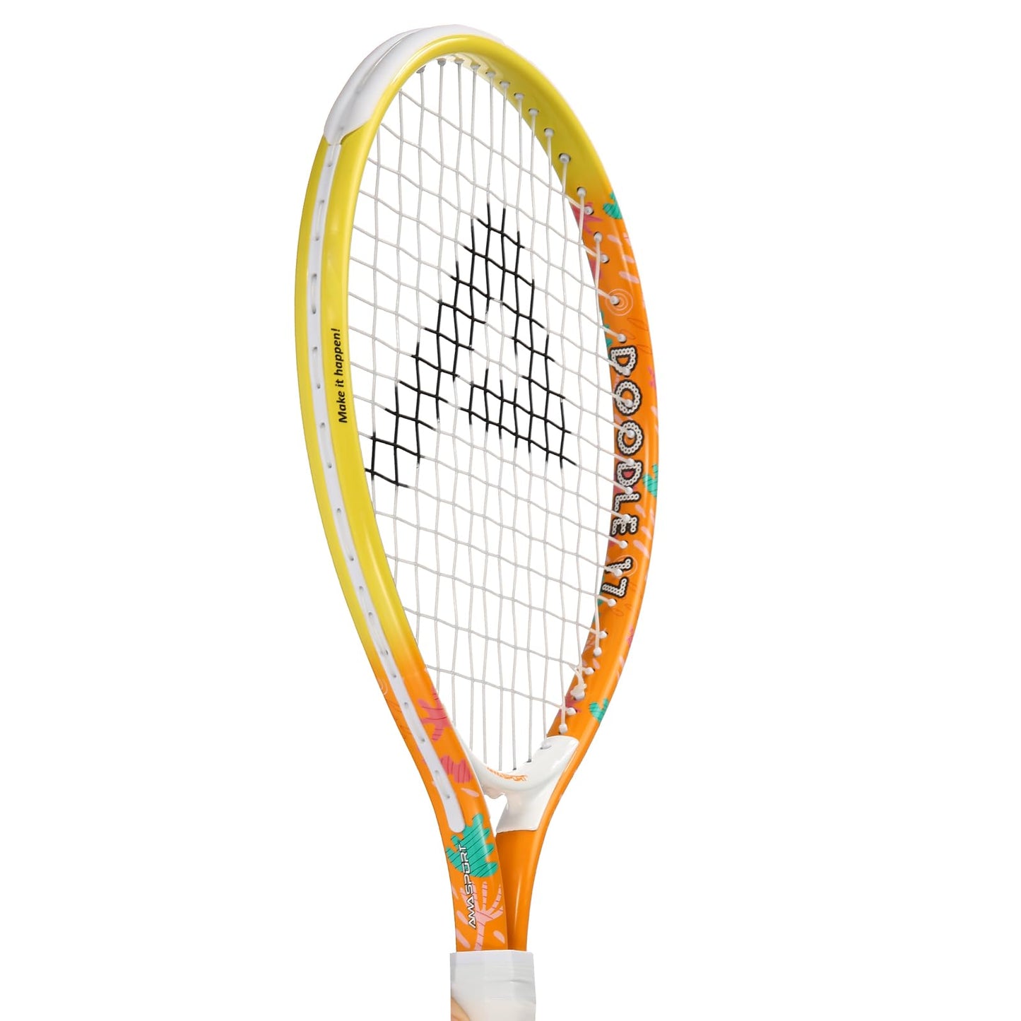 AMA SPORT Kids Tennis Racket for Junior Toddlers Starter Kit 17-25" Tennis Racquet for Girls and Boys with 420D Nylon Shoulder Strap Bag - Tennis Mindset