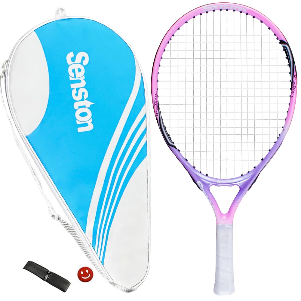 Senston 19" 23" 25" Kids Junior Tennis Racquet for Kids Children Boys Girls Tennis Rackets with Racket Cover - Tennis Mindset