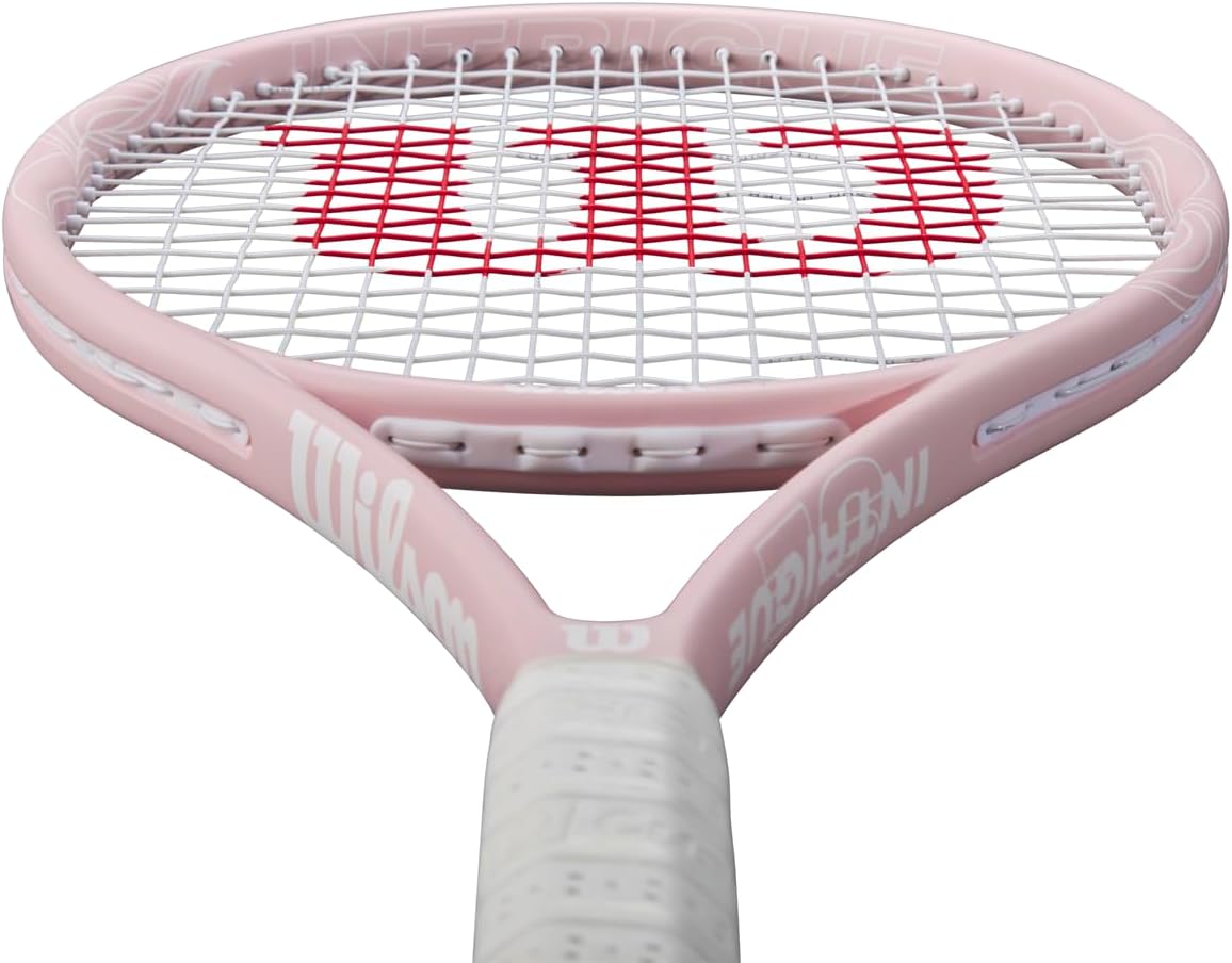 Wilson Intrigue SE 105 Adult Tennis Rackets - Strung with Sensation 16 Natural at Mid Range Tension