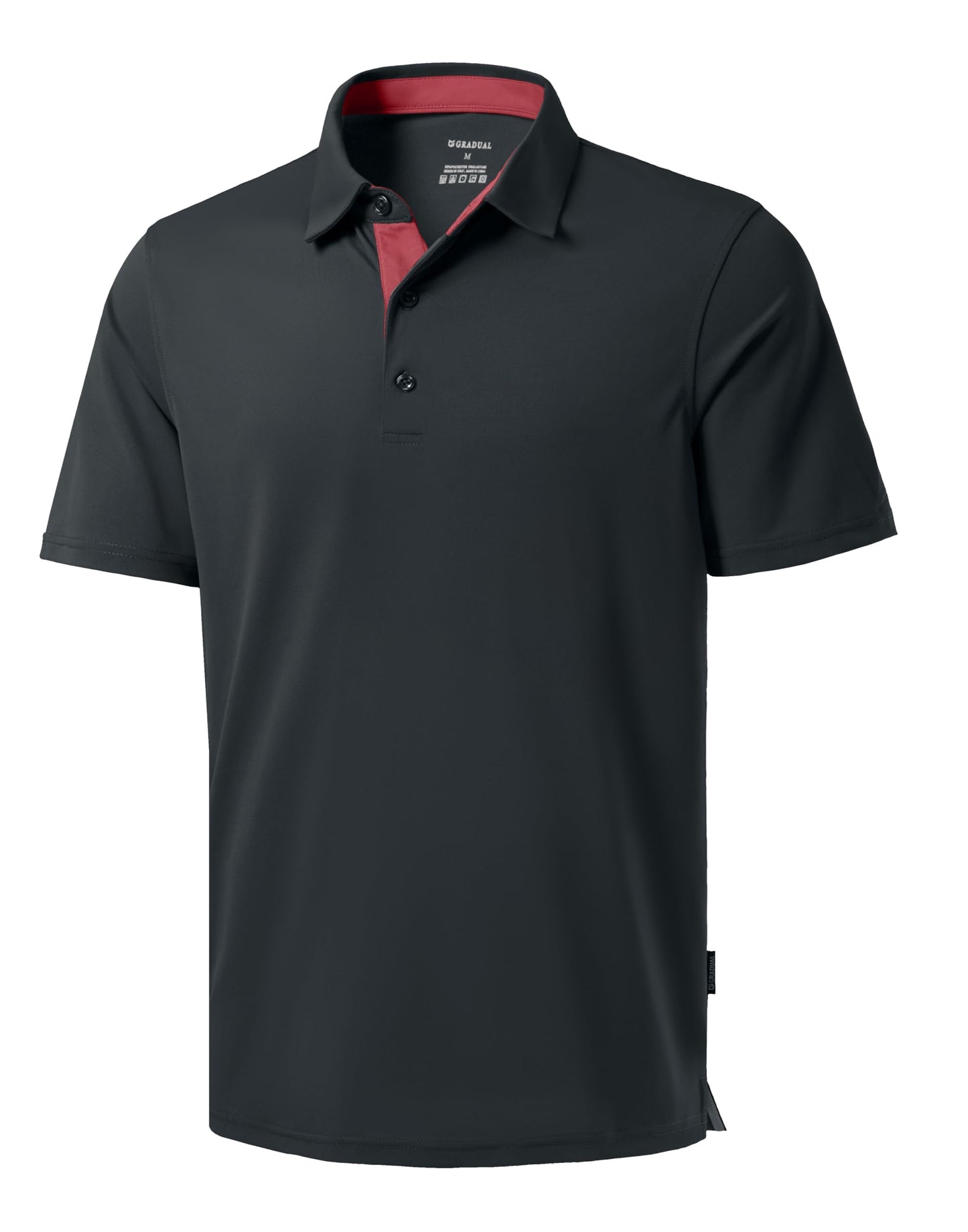 Men's Golf Polo Shirts Dry Fit Moisture Wicking Performance Short Sleeve - Tennis Mindset