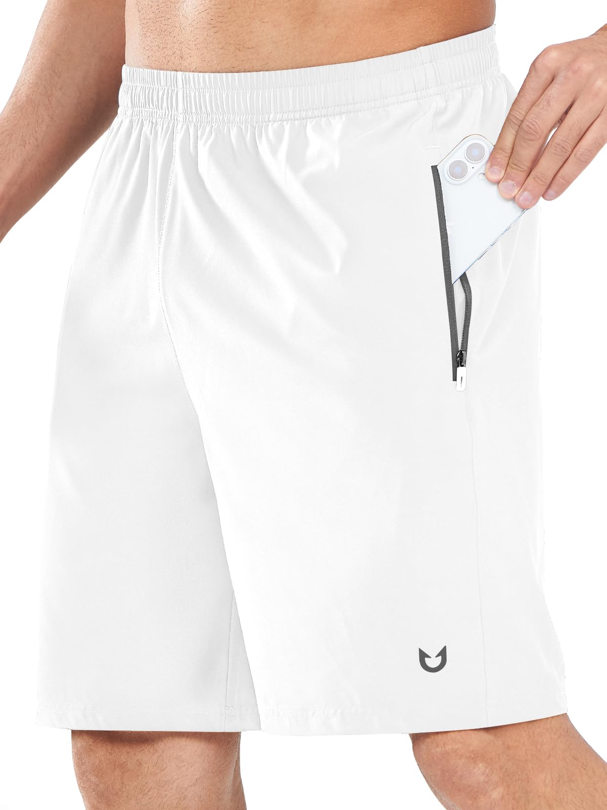 NORTHYARD Men's Athletic Running Shorts Quick Dry Lightweight Zip Pockets - Tennis Mindset