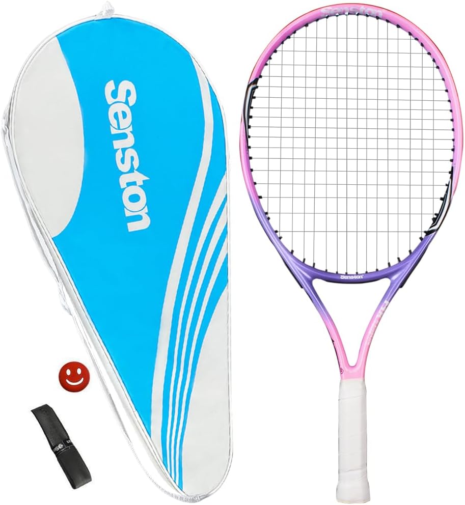 Senston 19" 23" 25" Kids Junior Tennis Racquet for Kids Children Boys Girls Tennis Rackets with Racket Cover - Tennis Mindset