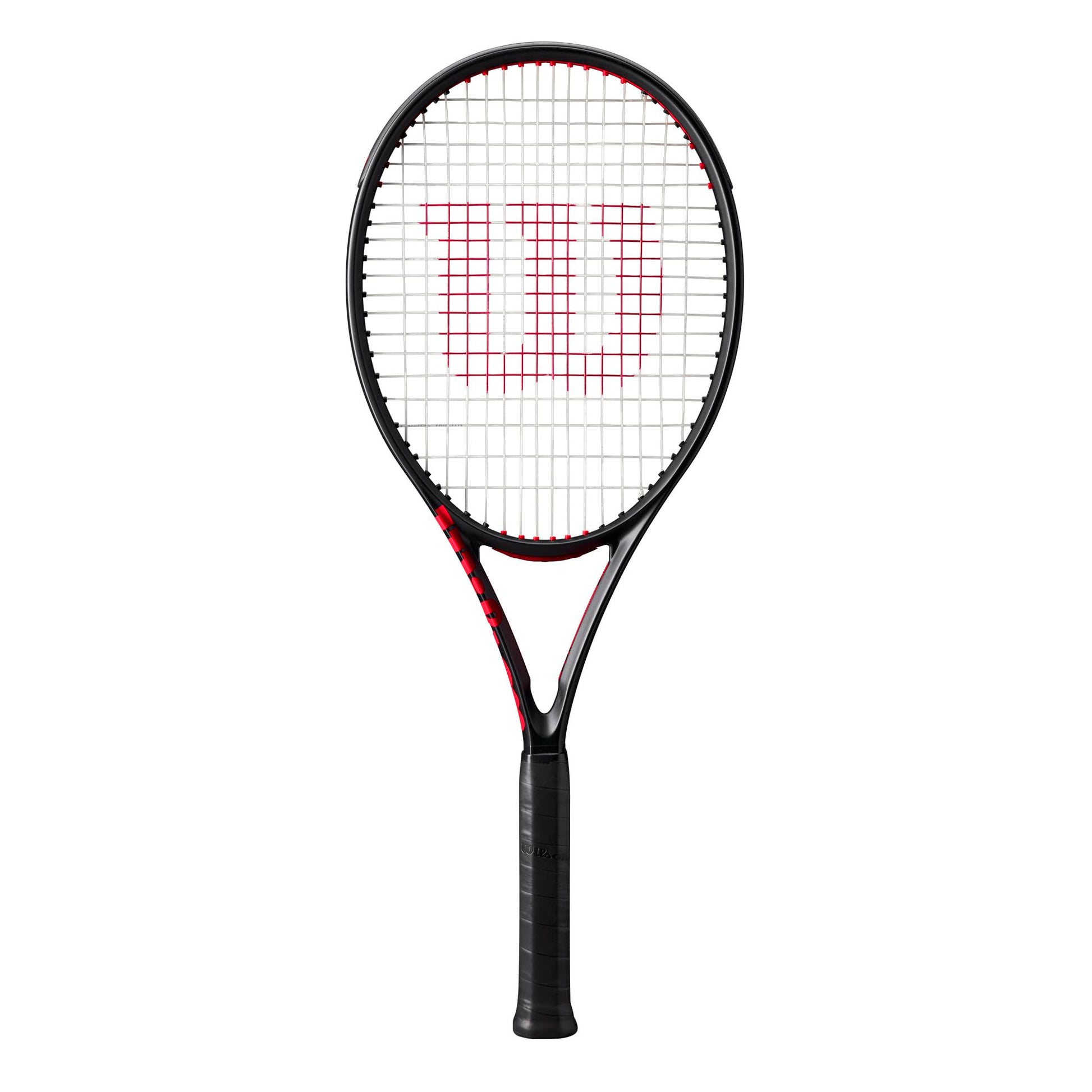 Wilson Clash 100 V3 Strung Adult Performance Tennis Racket - Grip Size 3-4 3/8", Strung with Sensation 16 Natural at Mid Range Tension - Tennis Mindset