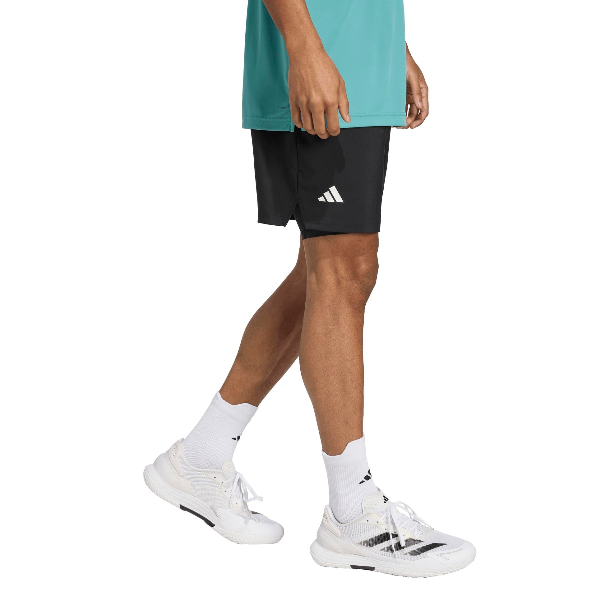 adidas Mens Club Climacool 2-In-1 Shorts Tennis Casual Bottoms Casual - White - Tennis Mindset