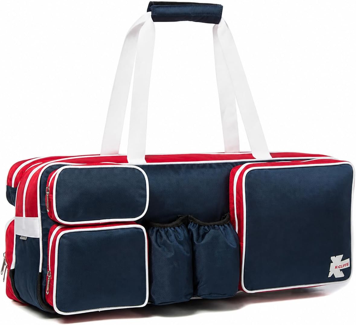 K-Cliffs Tennis Racket Bag | Deluxe Ballistic Nylon | Shoe Compartment - Tennis Mindset