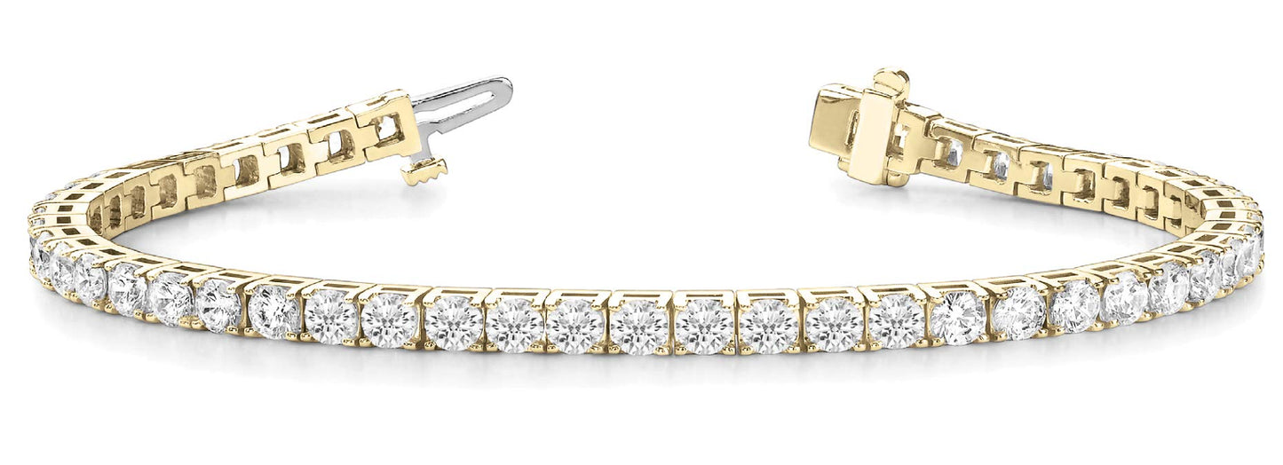 Houston Diamond District 3 to 22 CT Mined Natural Diamond Tennis Bracelet