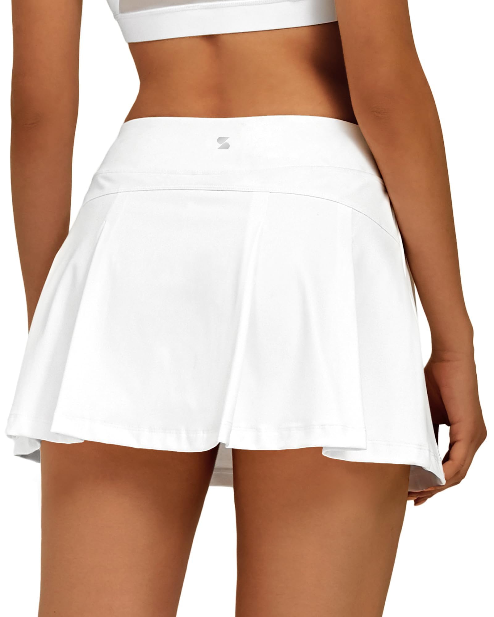 Stelle Women Tennis Skirt High Waisted Athletic Golf Skorts with Pockets - Tennis Mindset