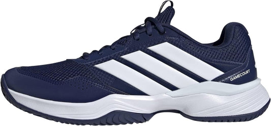 adidas Mens Gamecourt 3 All Court Sneakers Shoes - White - Tennis Mindset