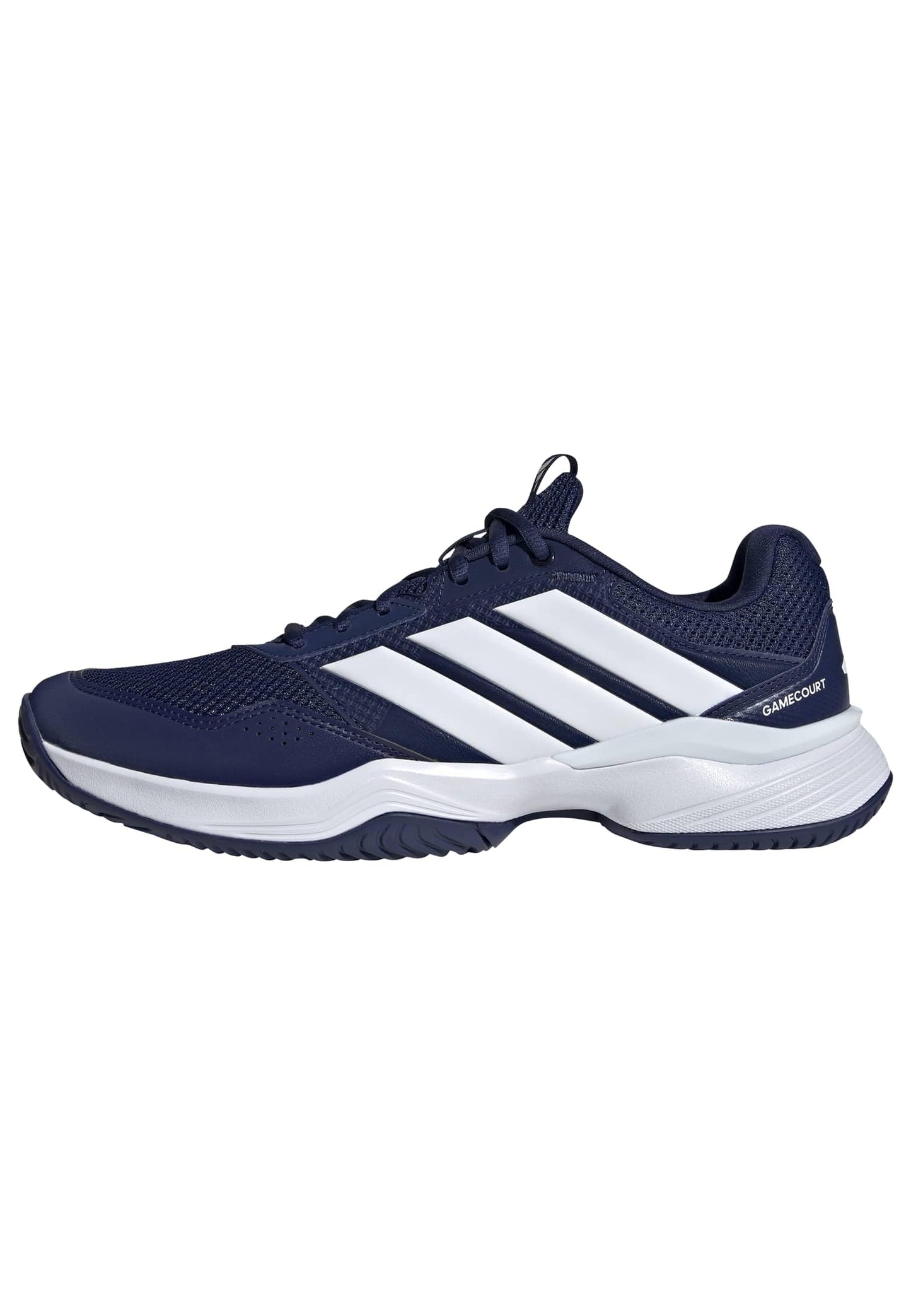 adidas Mens Gamecourt 3 All Court Sneakers Shoes - White